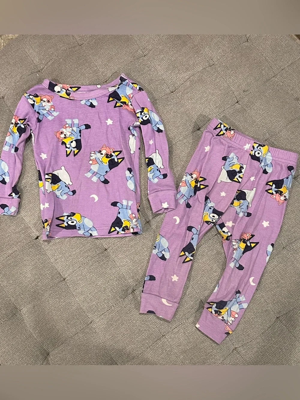 Purple Bluey Pajama Set